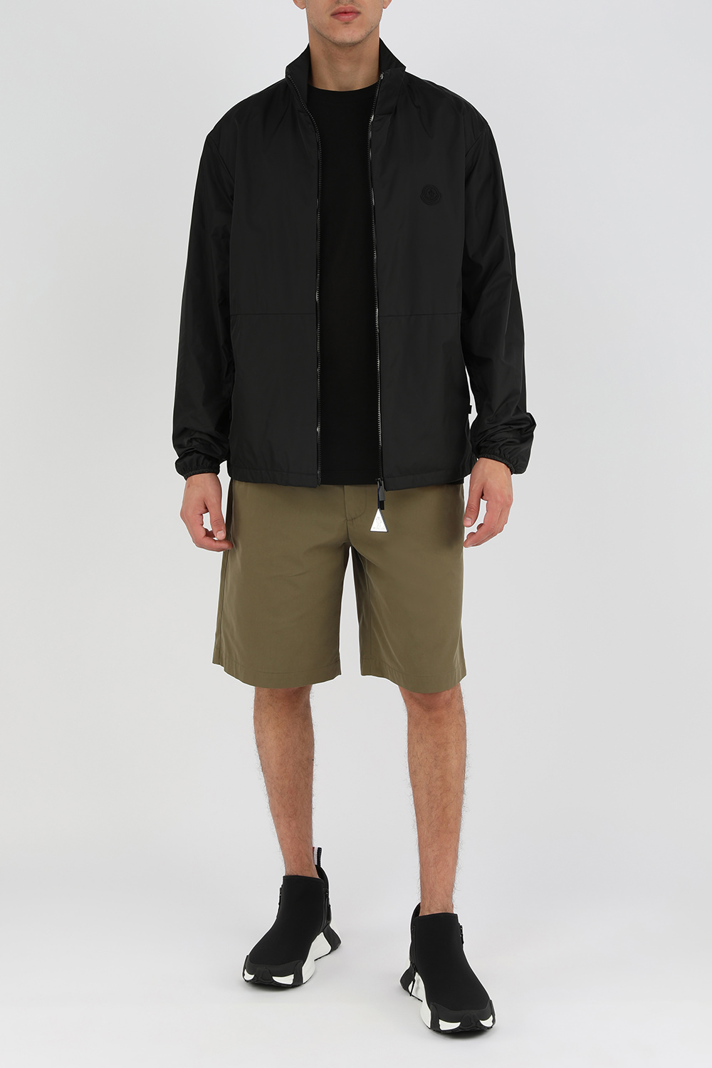 מעיל גשם שחור מט